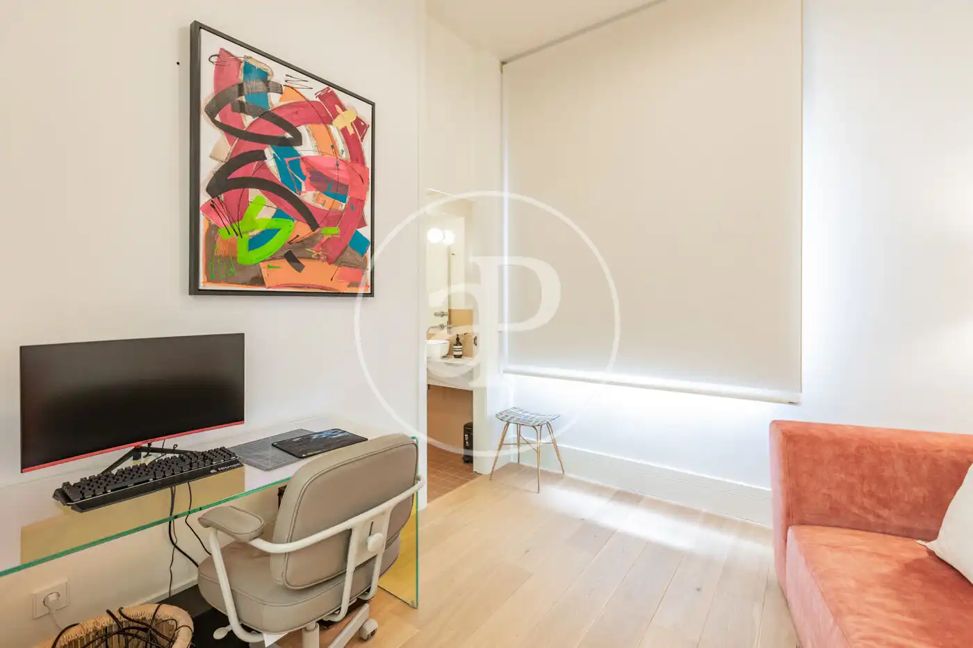 Wohnung zur Miete in Madrid mit Klimaanlage, Heizung und Privatgarten