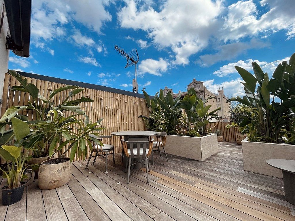 Terrassa de Àtic de lloguer en  Barcelona Capital amb Aire condicionat, Calefacció i Parquet