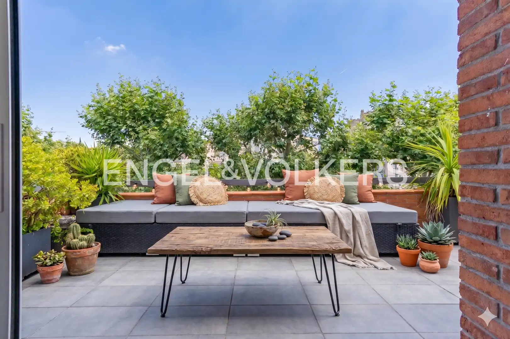 Terrassa de Àtic en venda en Sant Cugat del Vallès amb Calefacció, Jardí privat i Parquet
