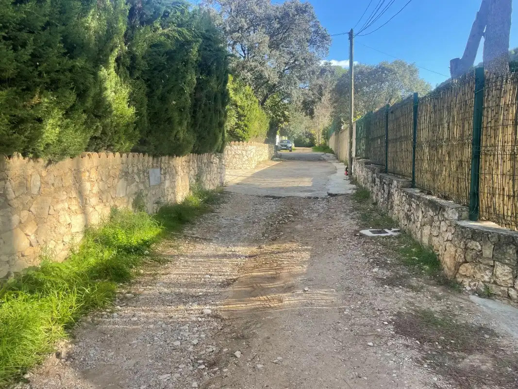 Vista exterior de Casa adosada en venta en Barx con Jardín privado y Amueblado