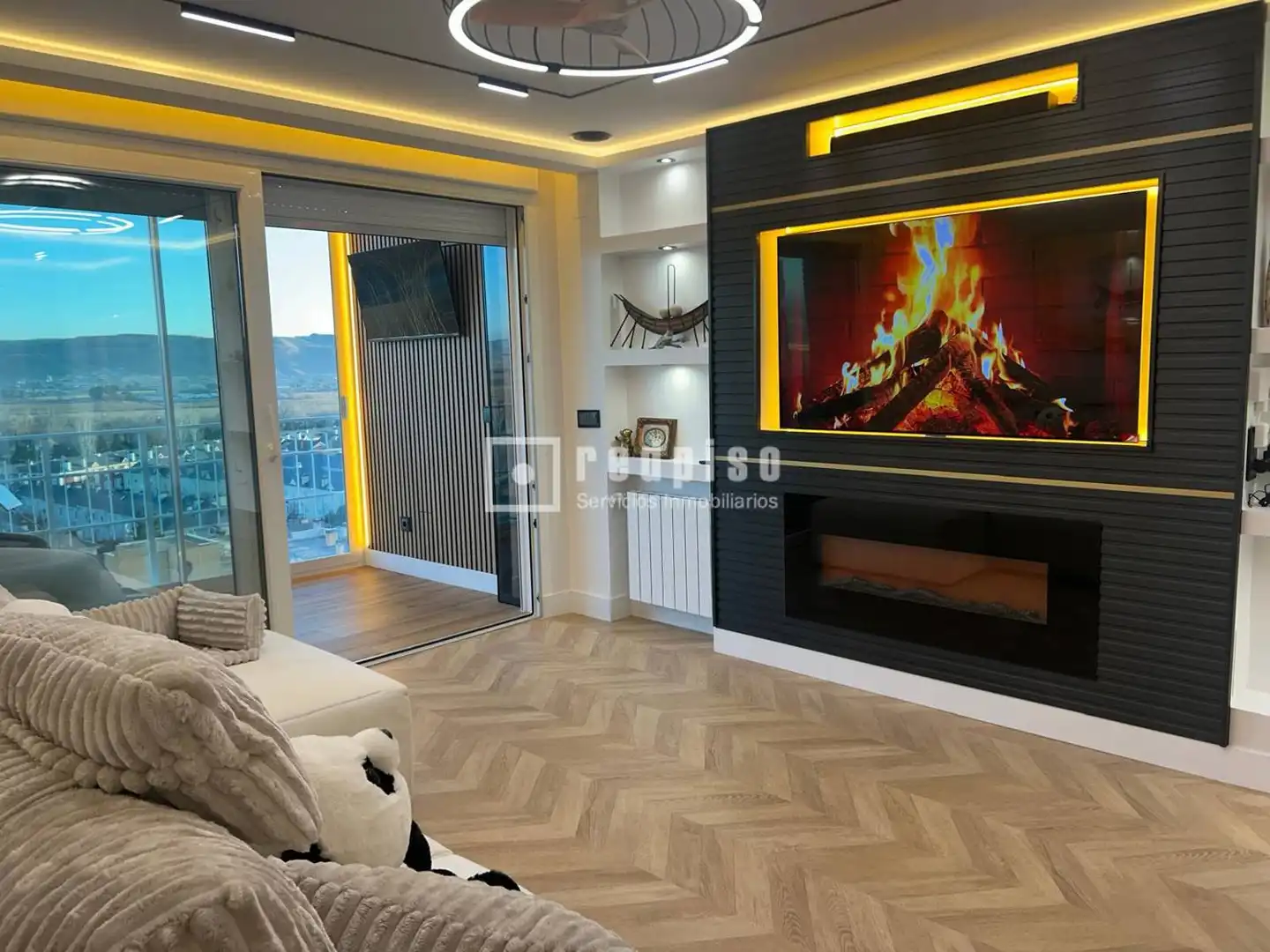 Sala d'estar de Pis en venda en Parque Cataluña