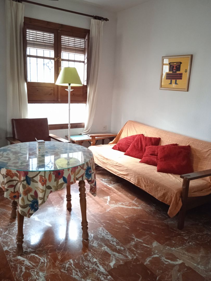 Sala d'estar de Pis de lloguer en  Granada Capital amb Calefacció, Moblat i Rentadora