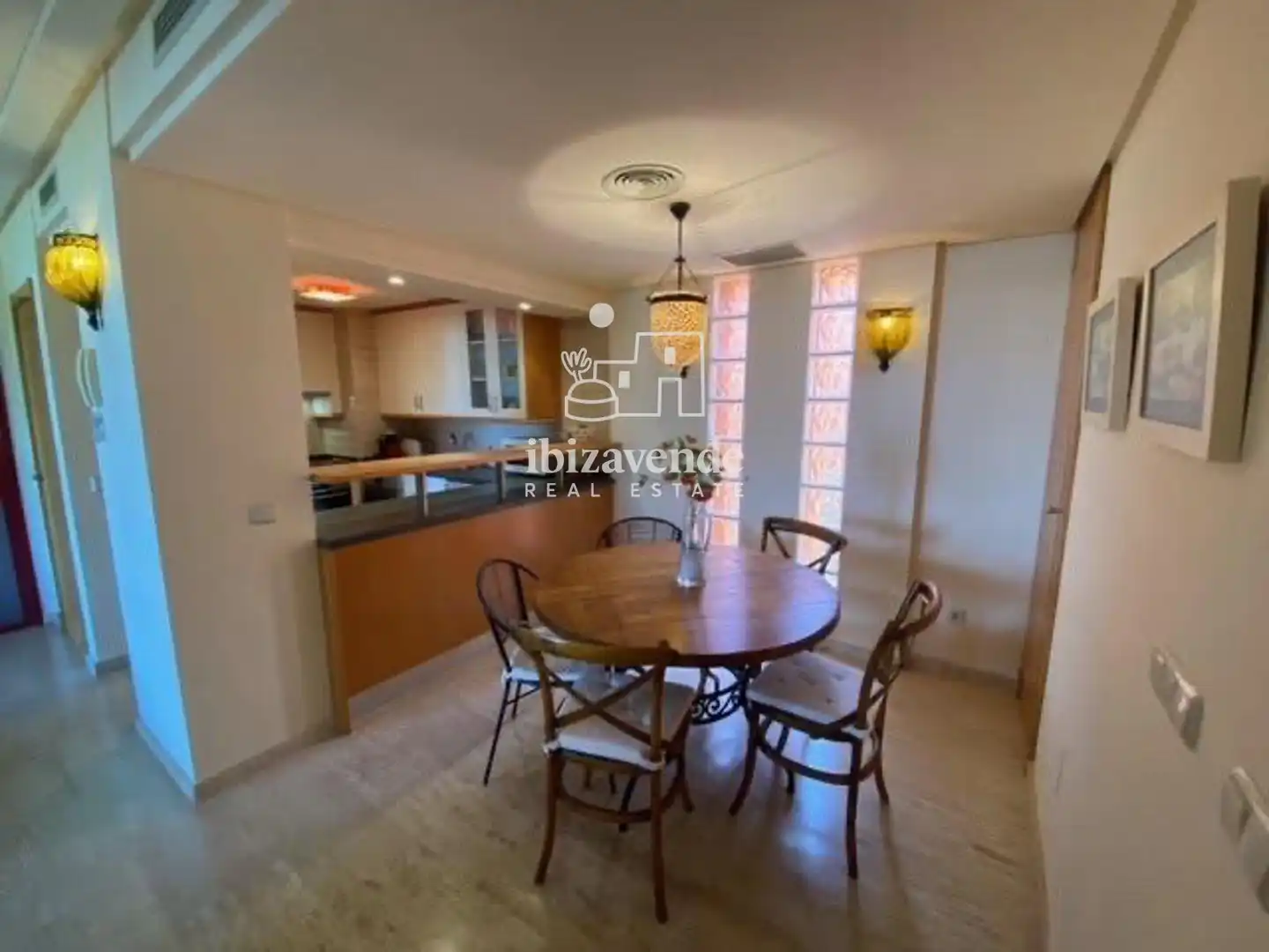 Dining room of Flat for rent in Santa Eulària des Riu  with Terrace, Storage room and Swimming Pool