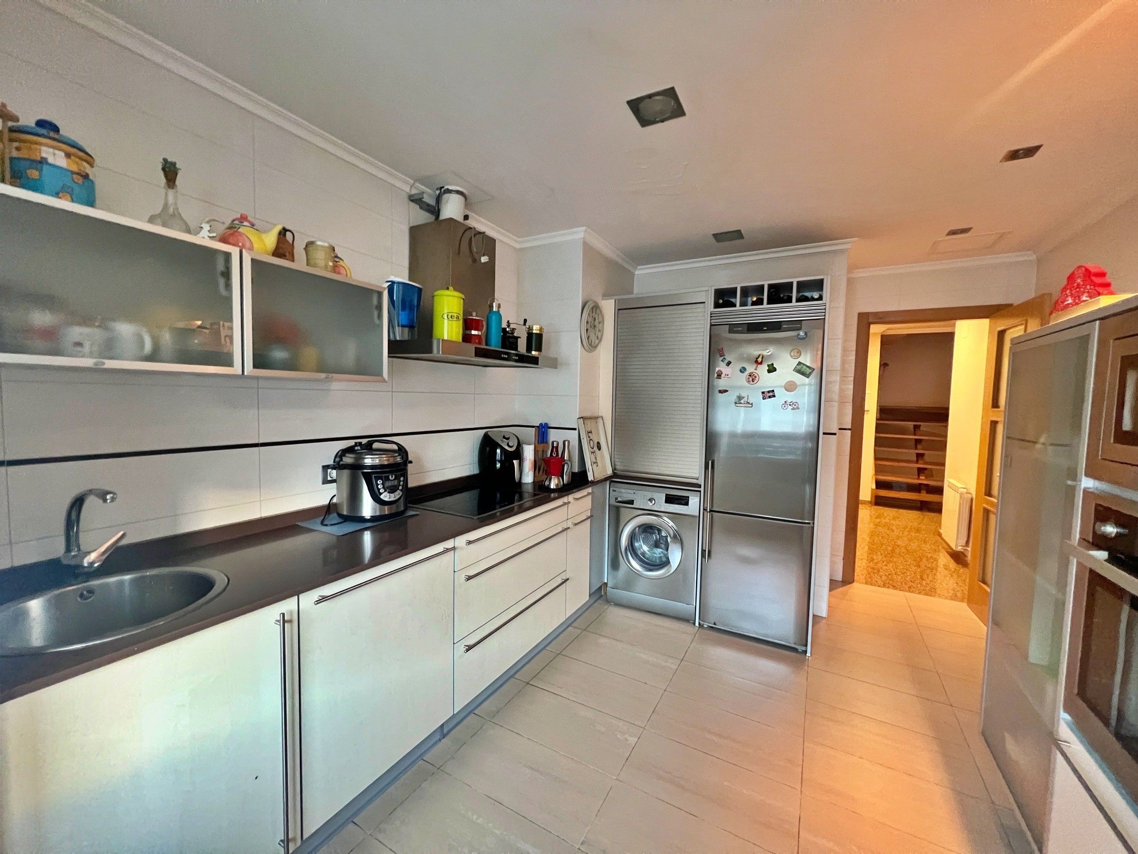 Kitchen of Duplex for sale in Lugo Capital  with Parquet flooring, Terrace and Furnished