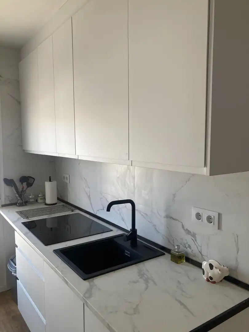 Cuina de Casa adosada de lloguer en Peraleda de la Mata amb Aire condicionat, Parquet i Terrassa