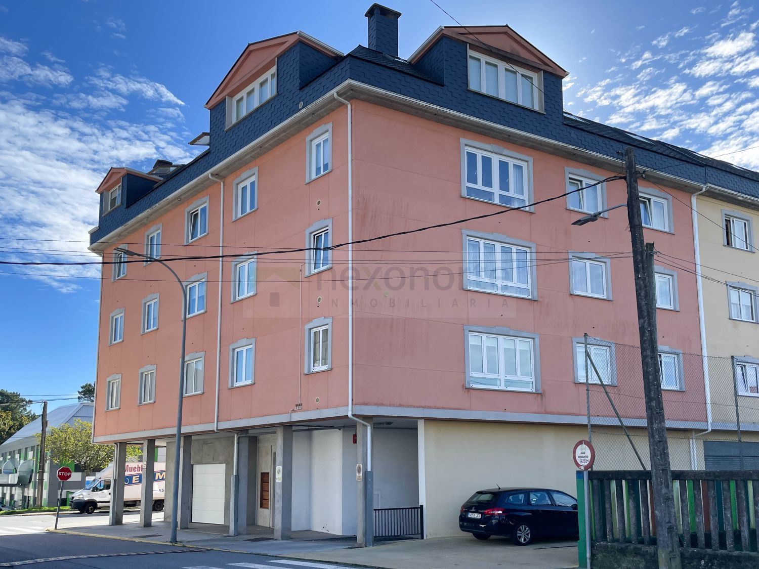 Exterior view of Flat for sale in As Pontes de García Rodríguez   with Heating, Terrace and Storage room