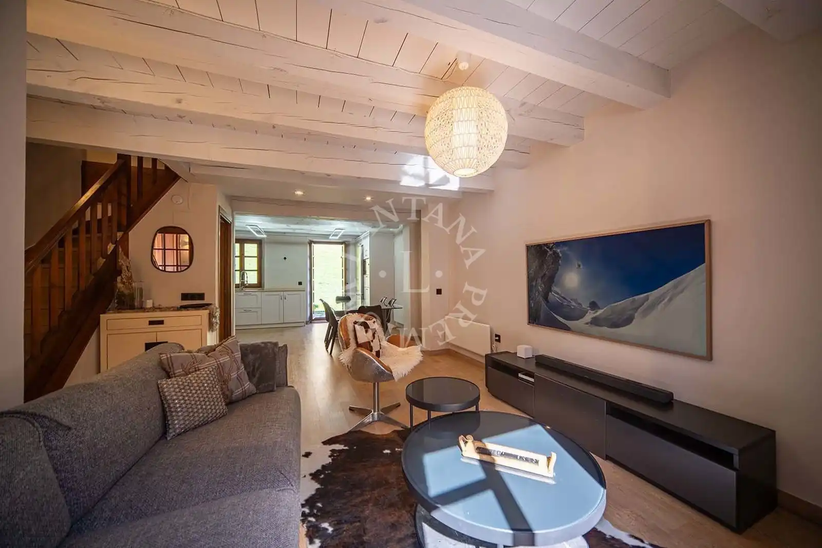 Sala de estar de Casa o chalet en venta en Naut Aran con Calefacción, Parquet y Horno