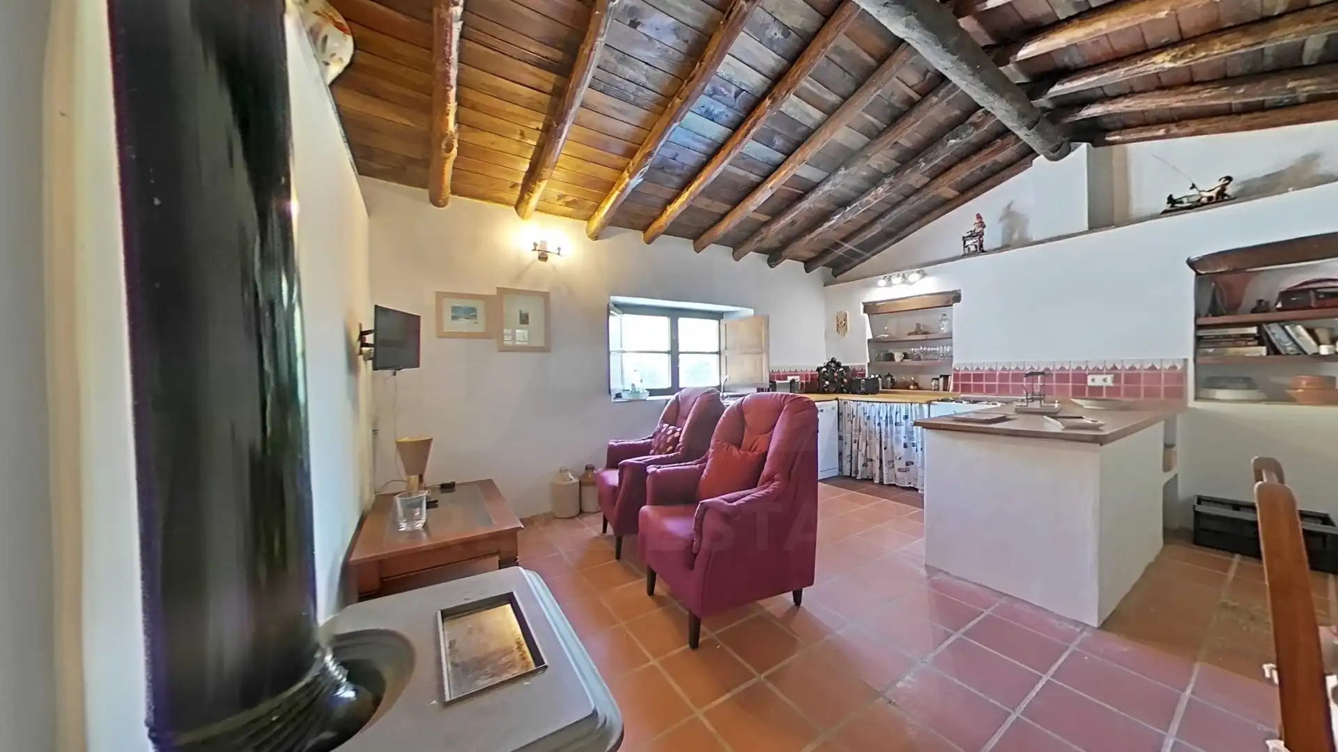 Sala de estar de Casa o chalet en venta en Cortes de la Frontera con Aire acondicionado, Calefacción y Terraza