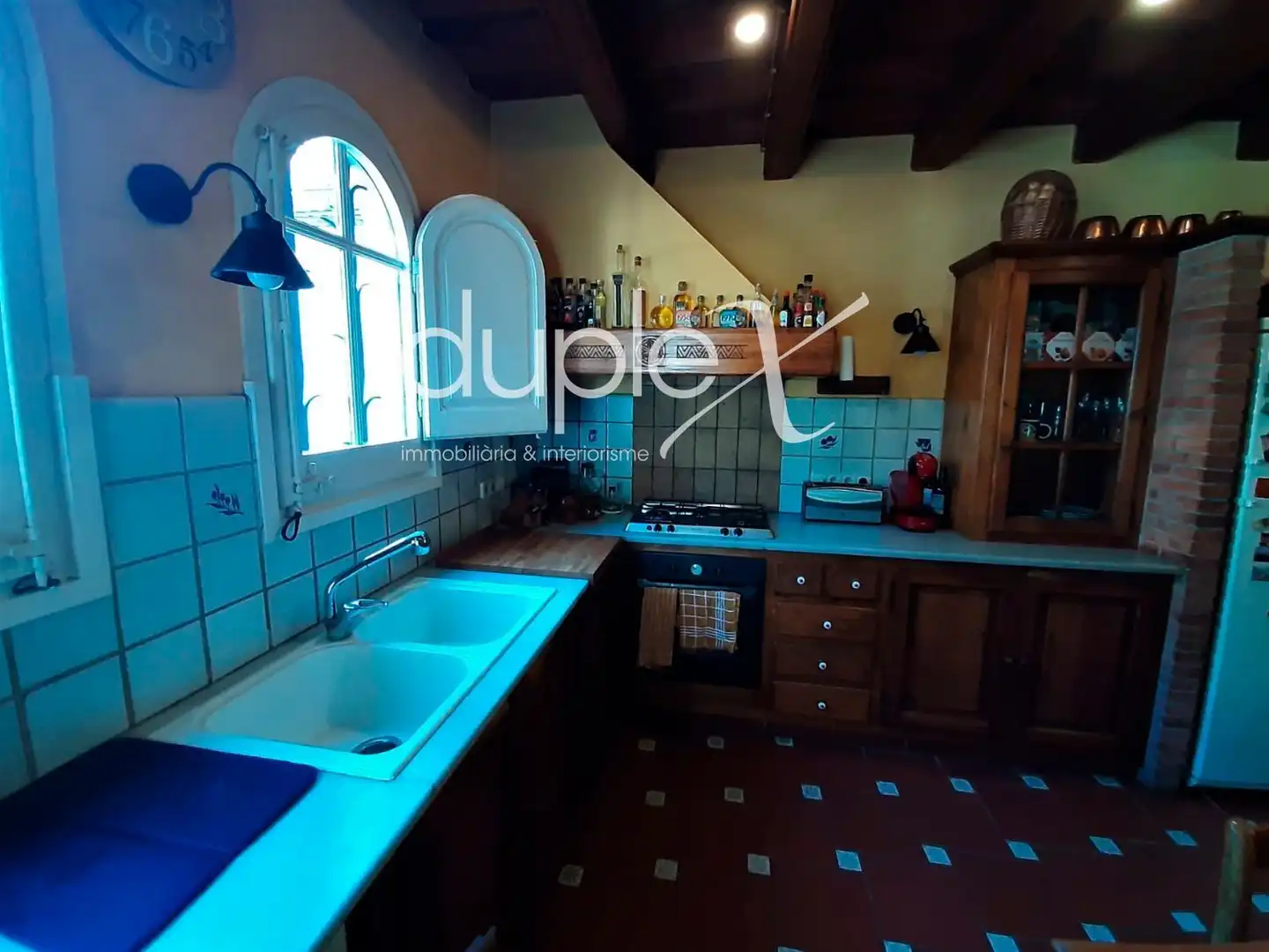 Cocina de Finca rústica en venta en Òrrius con Aire acondicionado, Jardín privado y Terraza