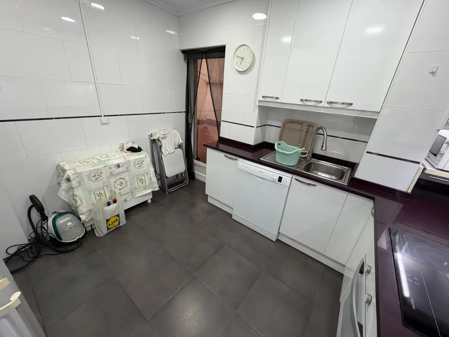 Kitchen of Flat for rent in Murcia  with Furnished, Oven and Washing machine