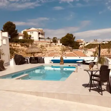 Piscina de Casa o xalet en venda en Rojales amb Aire condicionat, Jardí privat i Terrassa