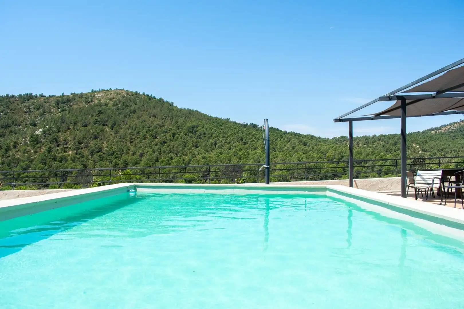 Piscina de Casa o xalet en venda en Onil amb Jardí privat, Terrassa i Traster