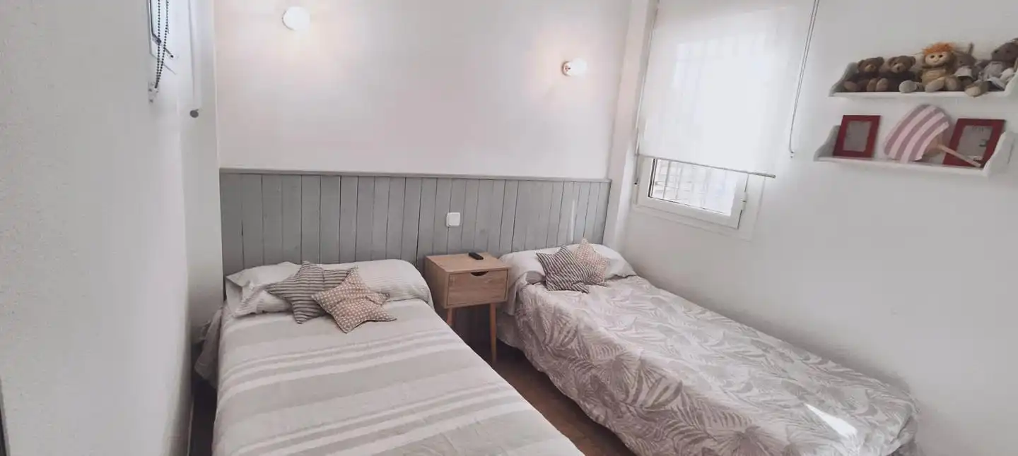 Bedroom of Apartments for rent in Vera  with Air Conditioner, Terrace and Furnished