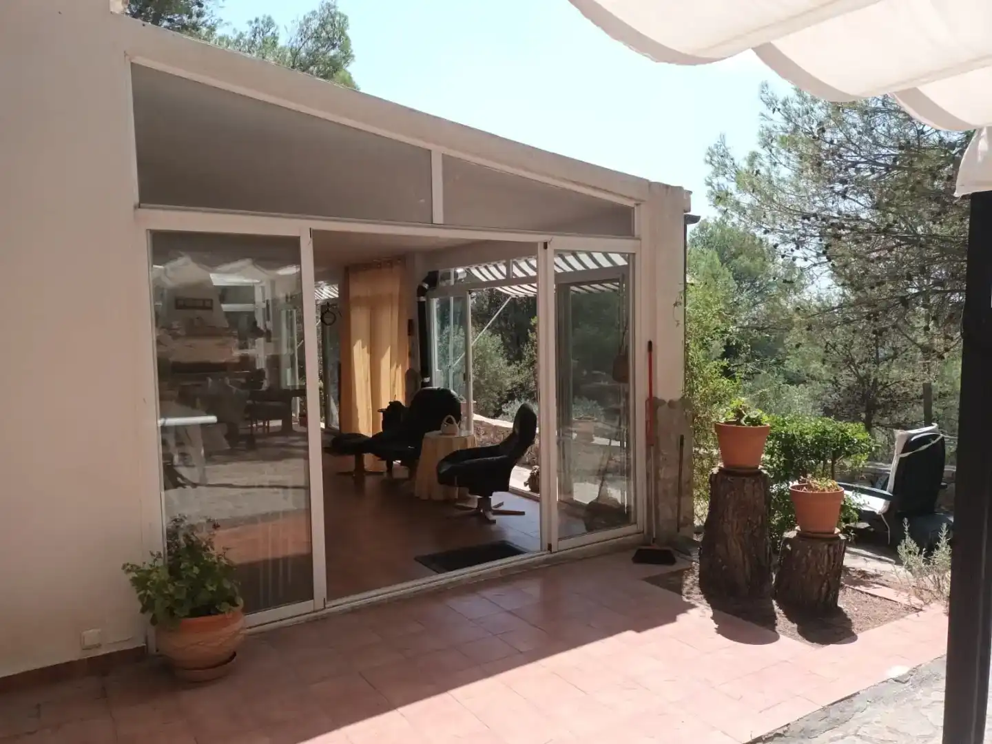 Terrassa de Finca rústica en venda en Yunquera amb Piscina