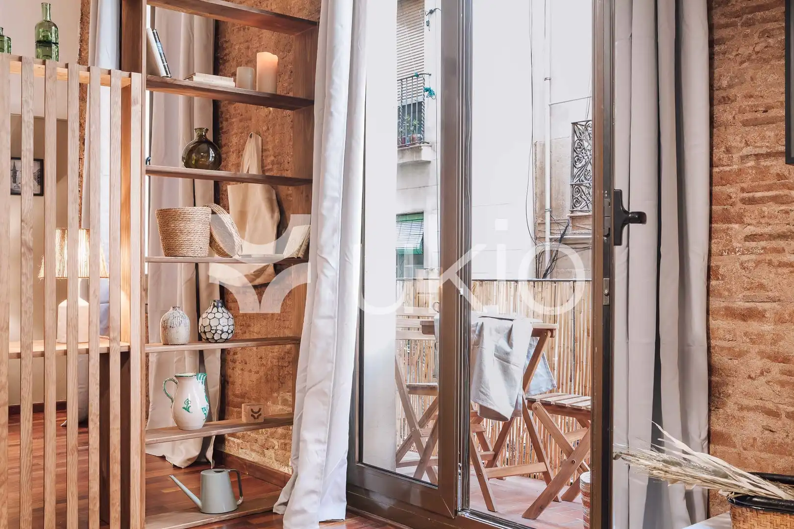 Habitación de Apartamento de alquiler en Barcelona con Aire acondicionado, Calefacción y Amueblado