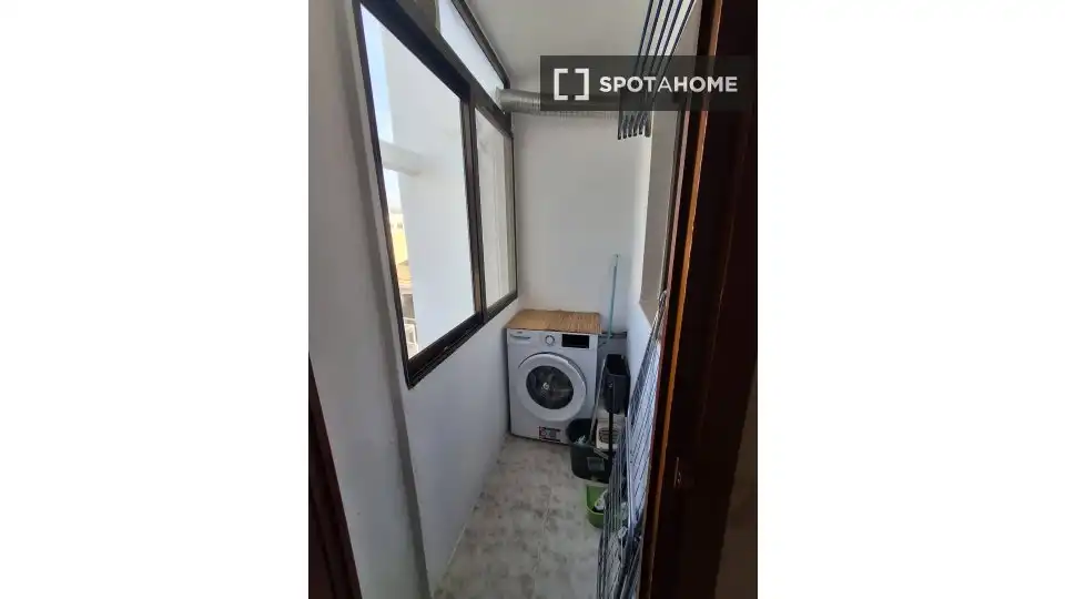 Bedroom of Flat for rent in Alfara del Patriarca  with Air Conditioner, Heating and Furnished