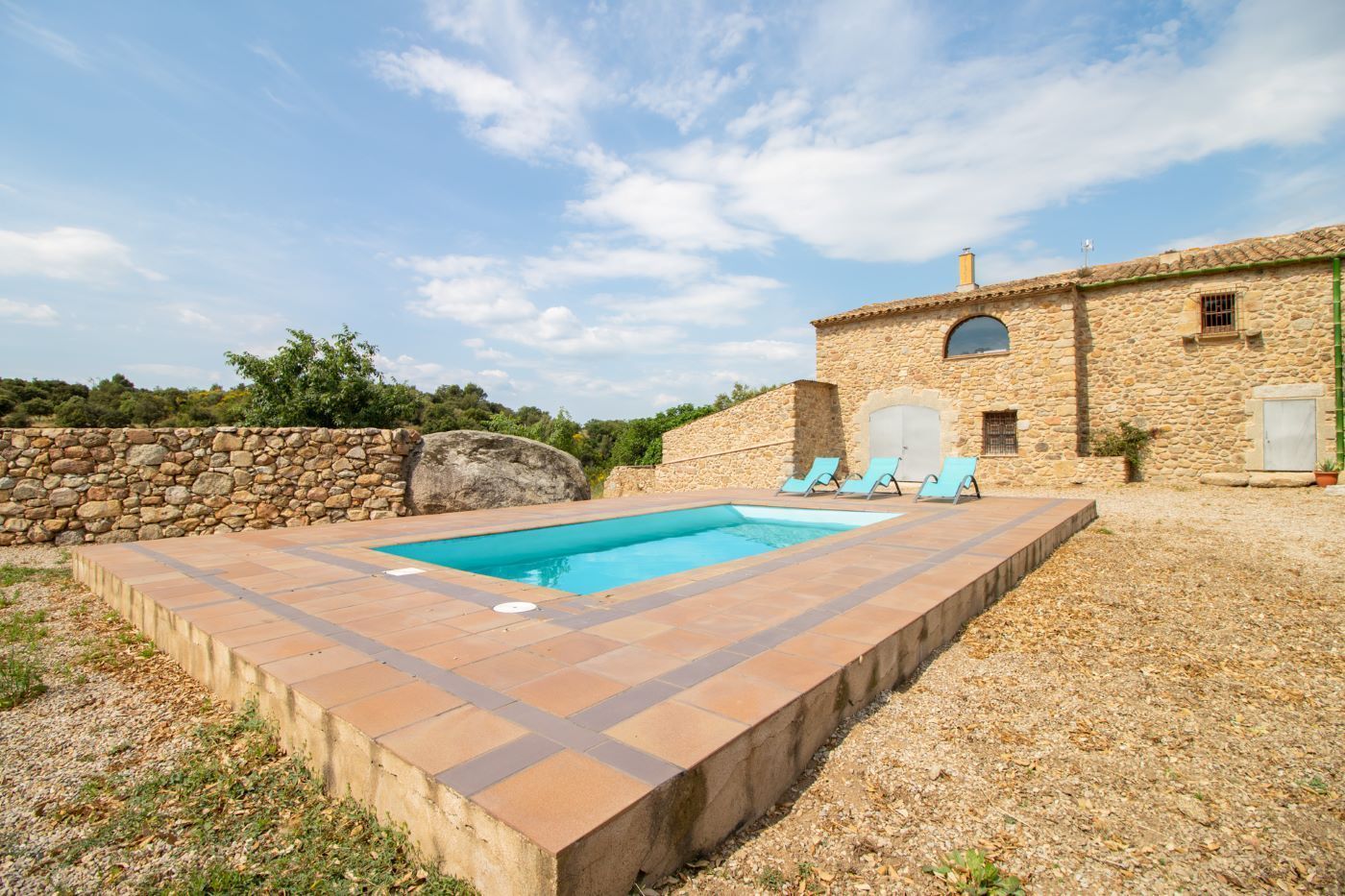 Piscina de Finca rústica en venda en La Jonquera amb Calefacció, Jardí privat i Terrassa