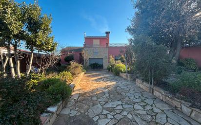 Exterior view of House or chalet for sale in La Torre de Claramunt  with Heating, Private garden and Swimming Pool