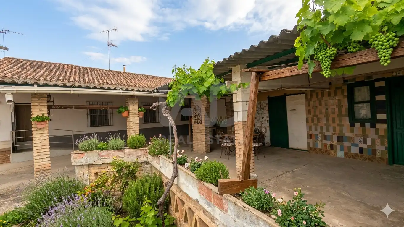 Garten von Country house zum Verkauf in  Logroño mit Heizung und Schwimmbad