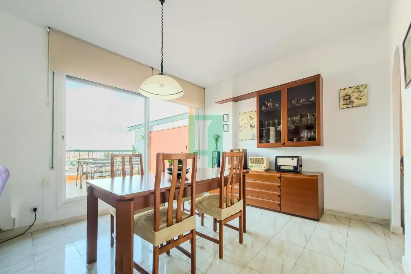 Esszimmer von Maisonette zum Verkauf in Badalona mit Heizung und Terrasse