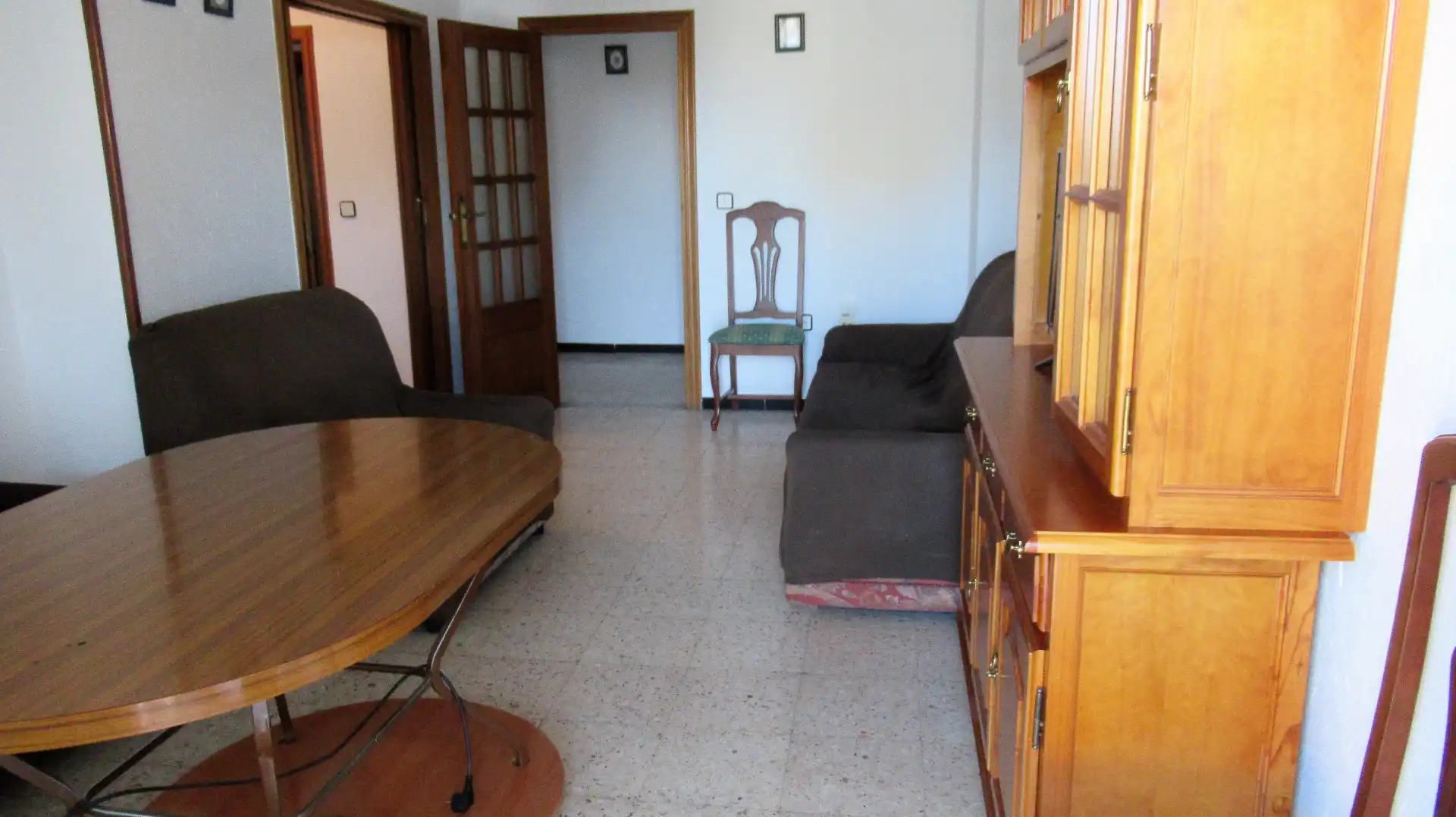 Living room of Flat for rent in Badajoz  with Furnished, Washing machine and Microwave