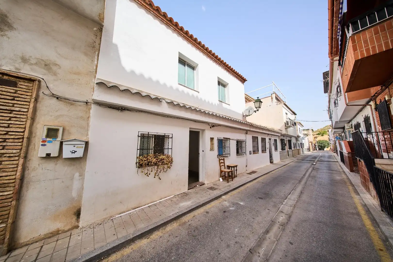 Vista exterior de Casa adosada en venta en Granada con Terraza