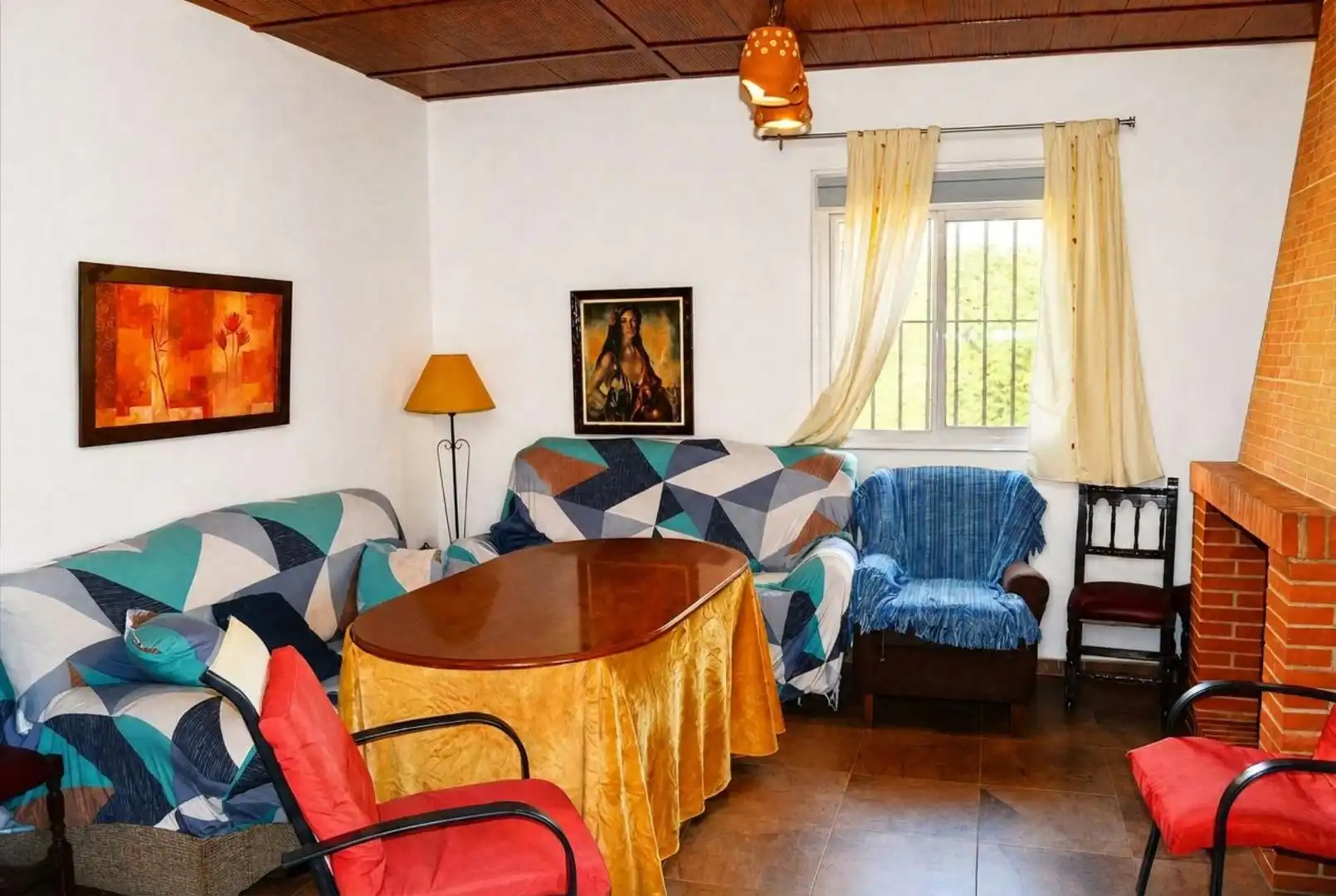 Living room of Country homes for sale in Alcuéscar  with Storage room and Swimming Pool