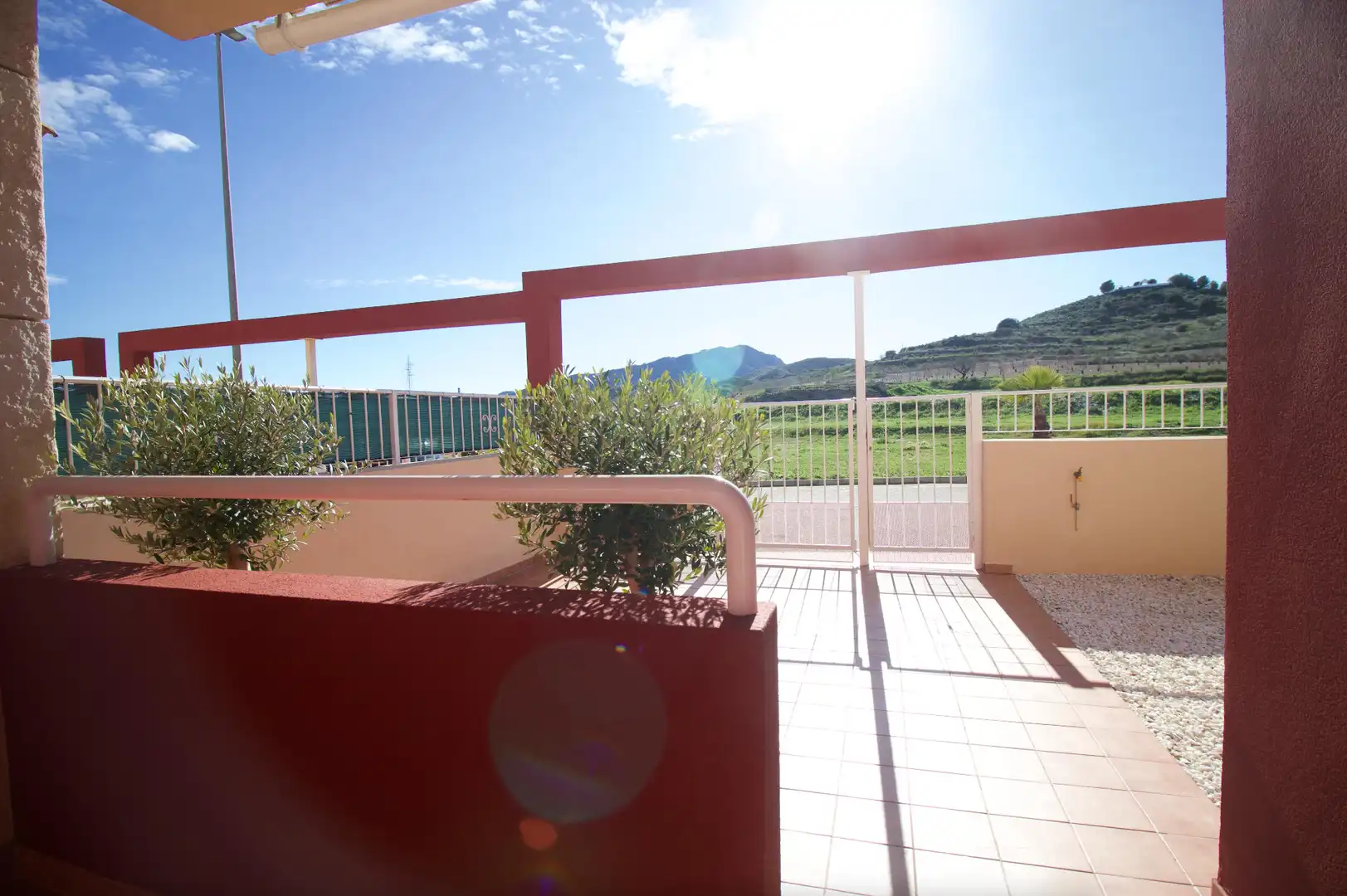 Terraza de Casa o chalet en venta en Fuente Álamo de Murcia con Jardín privado