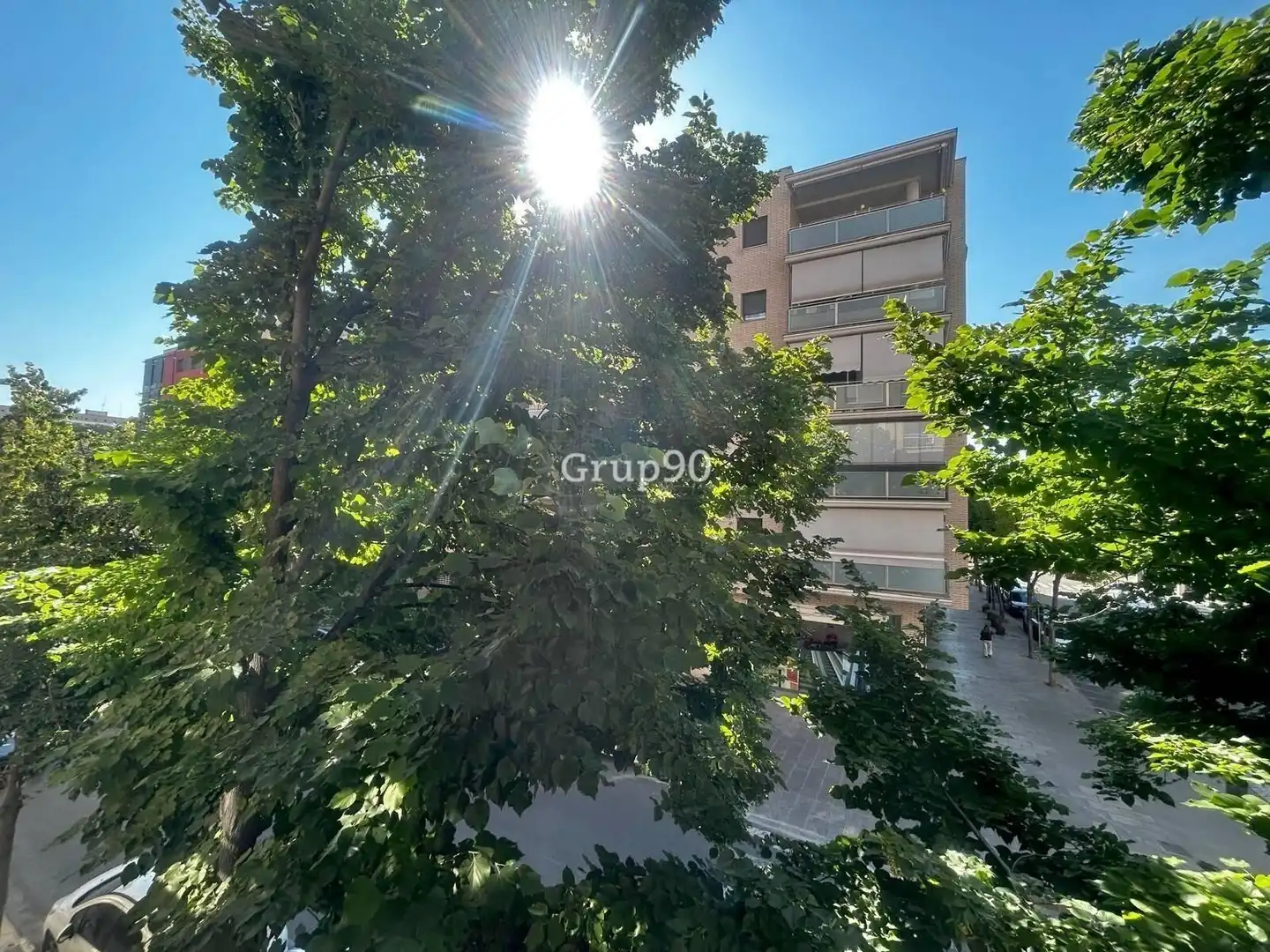 Vista exterior de Pis en venda en Lleida amb Calefacció, Parquet i Balcó
