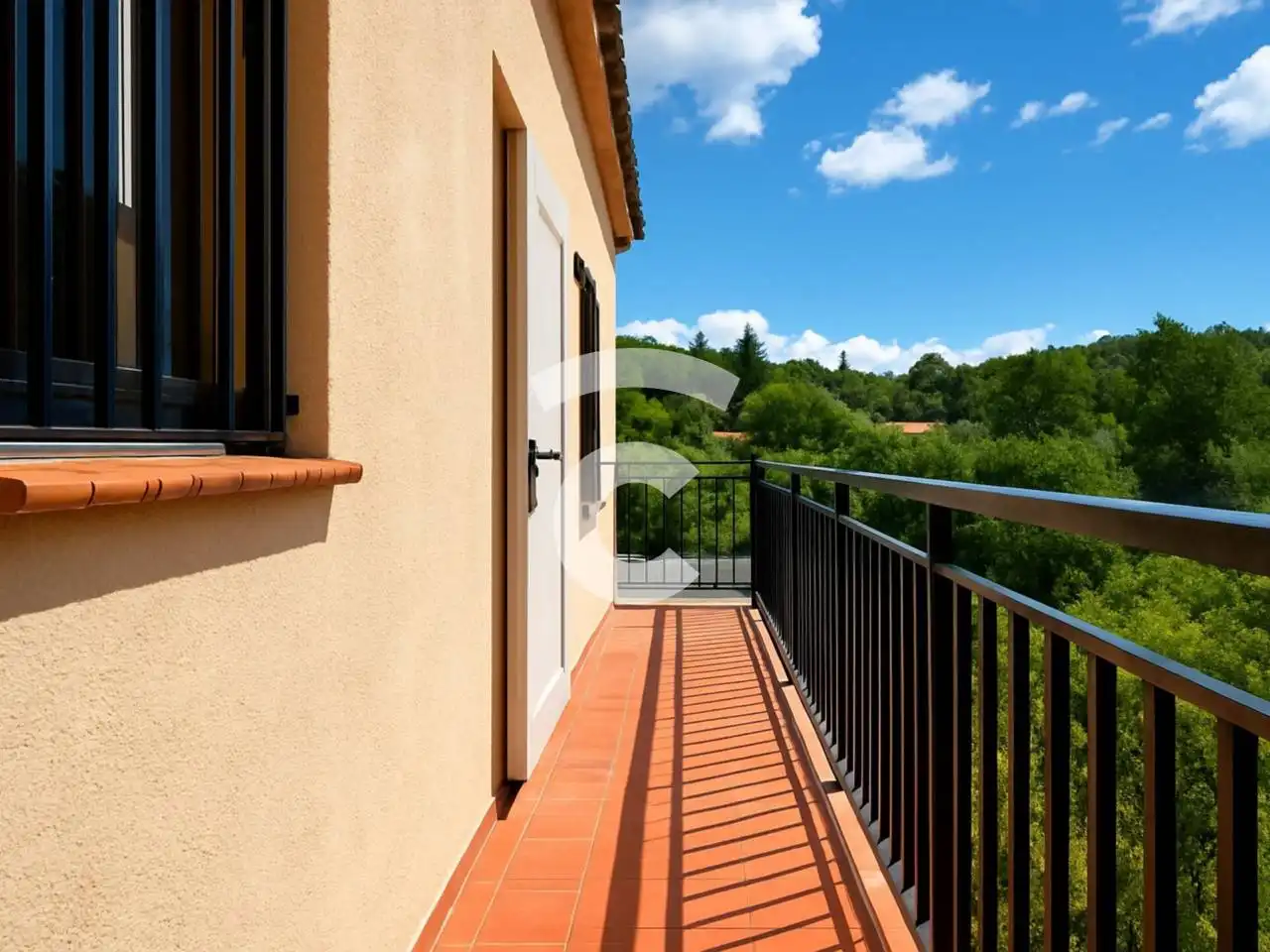 Balcony of Houses for sale in Sant Agustí de Lluçanès  with Heating, Private garden and Terrace