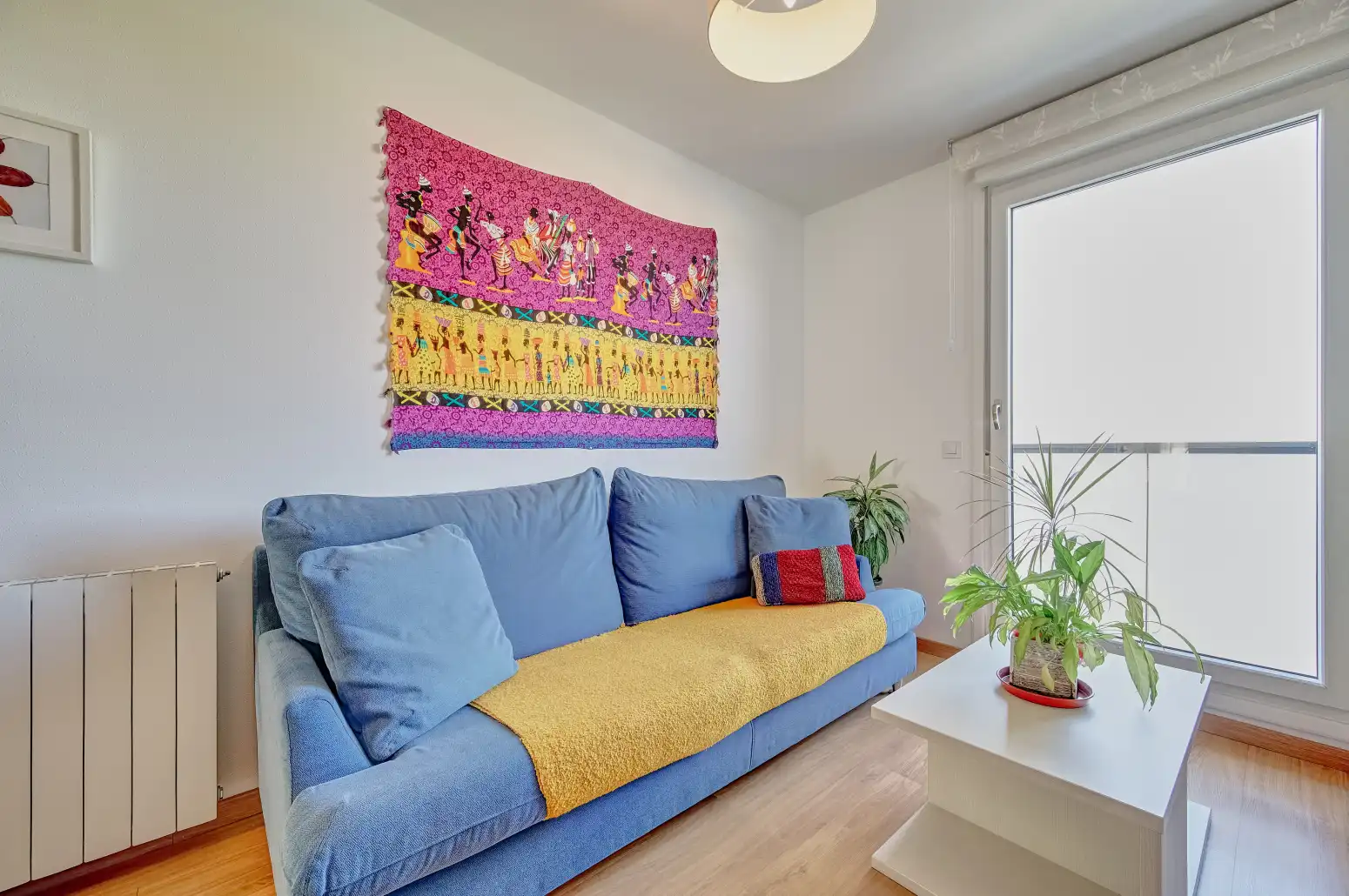 Sala d'estar de Pis en venda en  Pamplona / Iruña amb Calefacció, Parquet i Terrassa