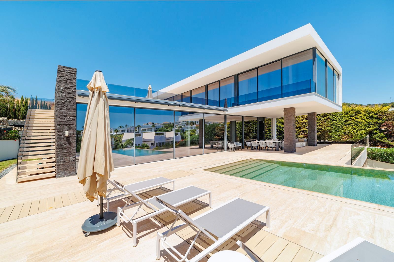 Terrace of House or chalet to rent in Marbella  with Air Conditioner, Private garden and Terrace