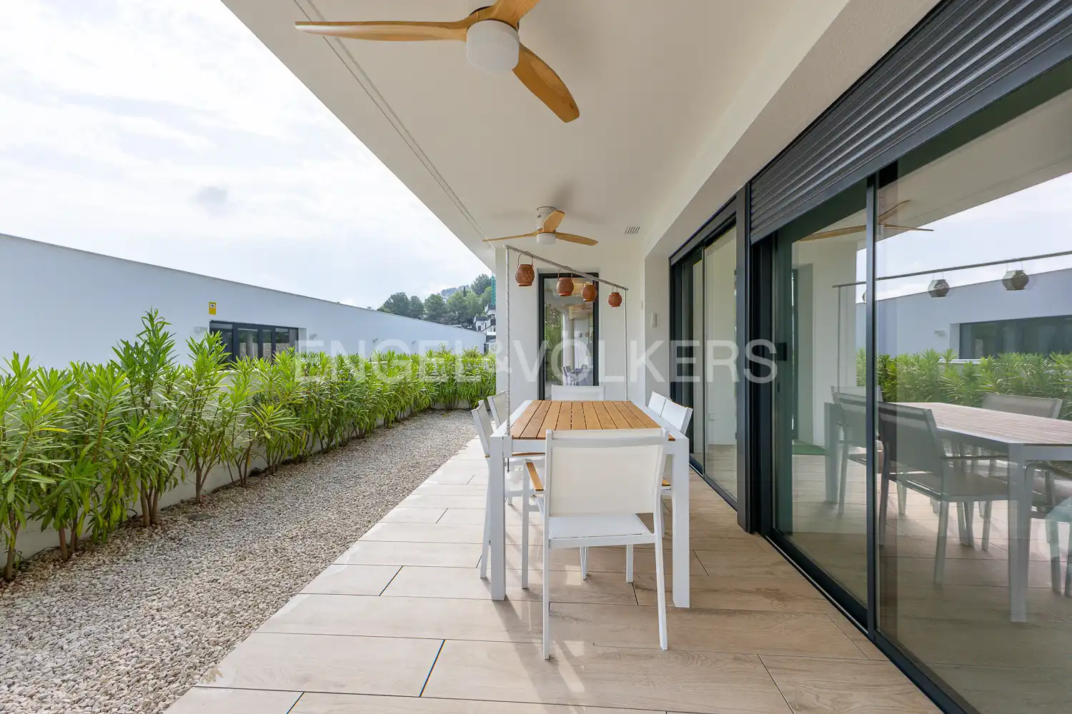 Terrace of Flat for sale in Pedreguer  with Air Conditioner, Heating and Private garden