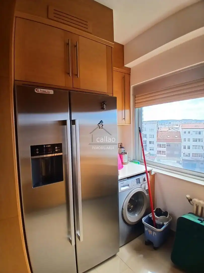 Cocina de Piso de alquiler en Ferrol con Calefacción, Parquet y Trastero