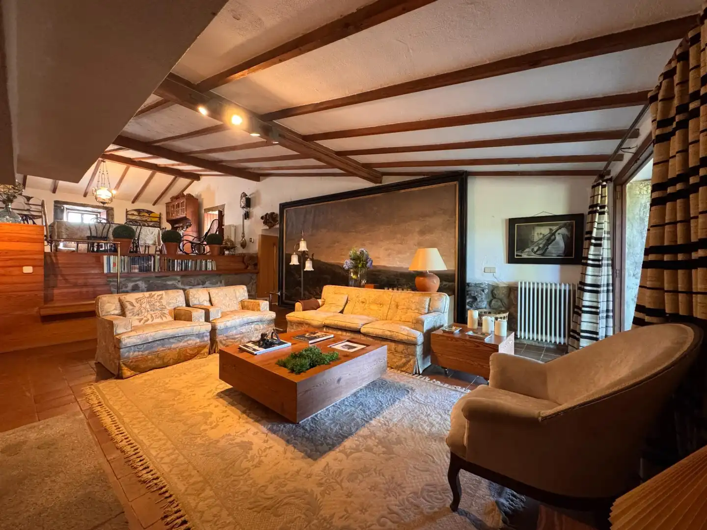Sala de estar de Casa o chalet en venta en Pontevedra Capital  con Calefacción, Jardín privado y Terraza