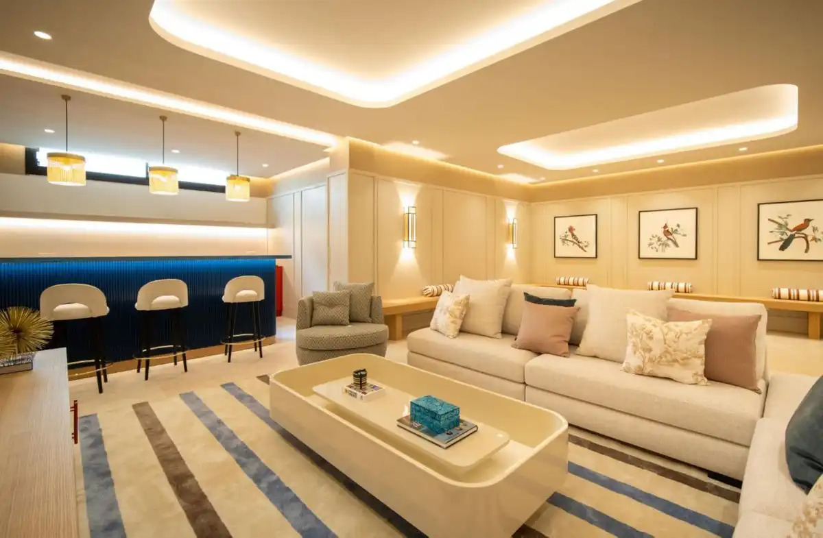 Sala de estar de Casa o chalet en venta en Marbella con Aire acondicionado, Jardín privado y Terraza