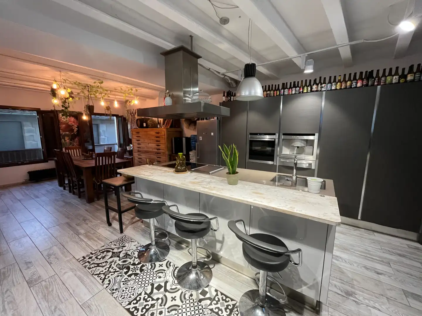 Cocina de Casa adosada en venta en Manlleu con Calefacción, Jardín privado y Parquet