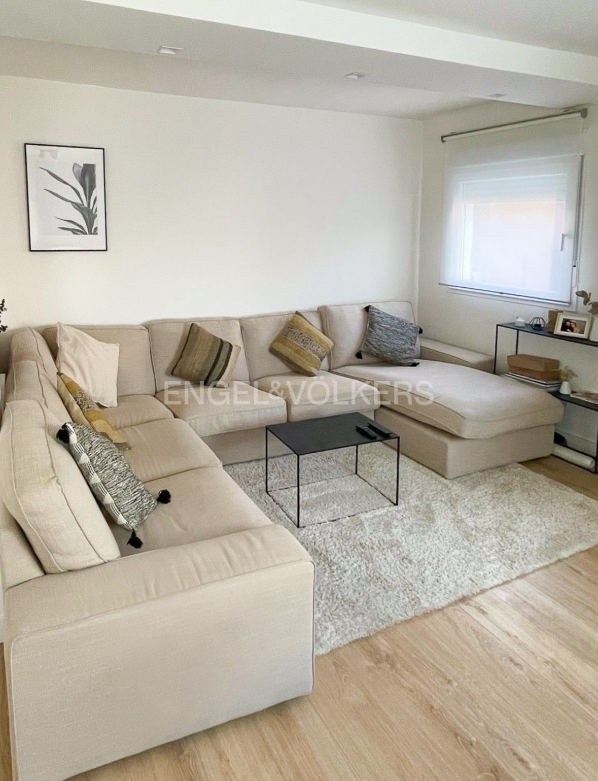 Living room of Apartment to rent in  Madrid Capital  with Air Conditioner, Heating and Furnished
