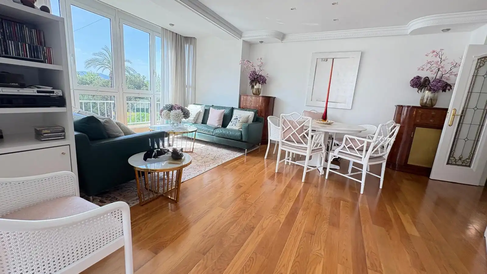Sala de estar de Piso en venta en Murcia con Aire acondicionado y Balcón
