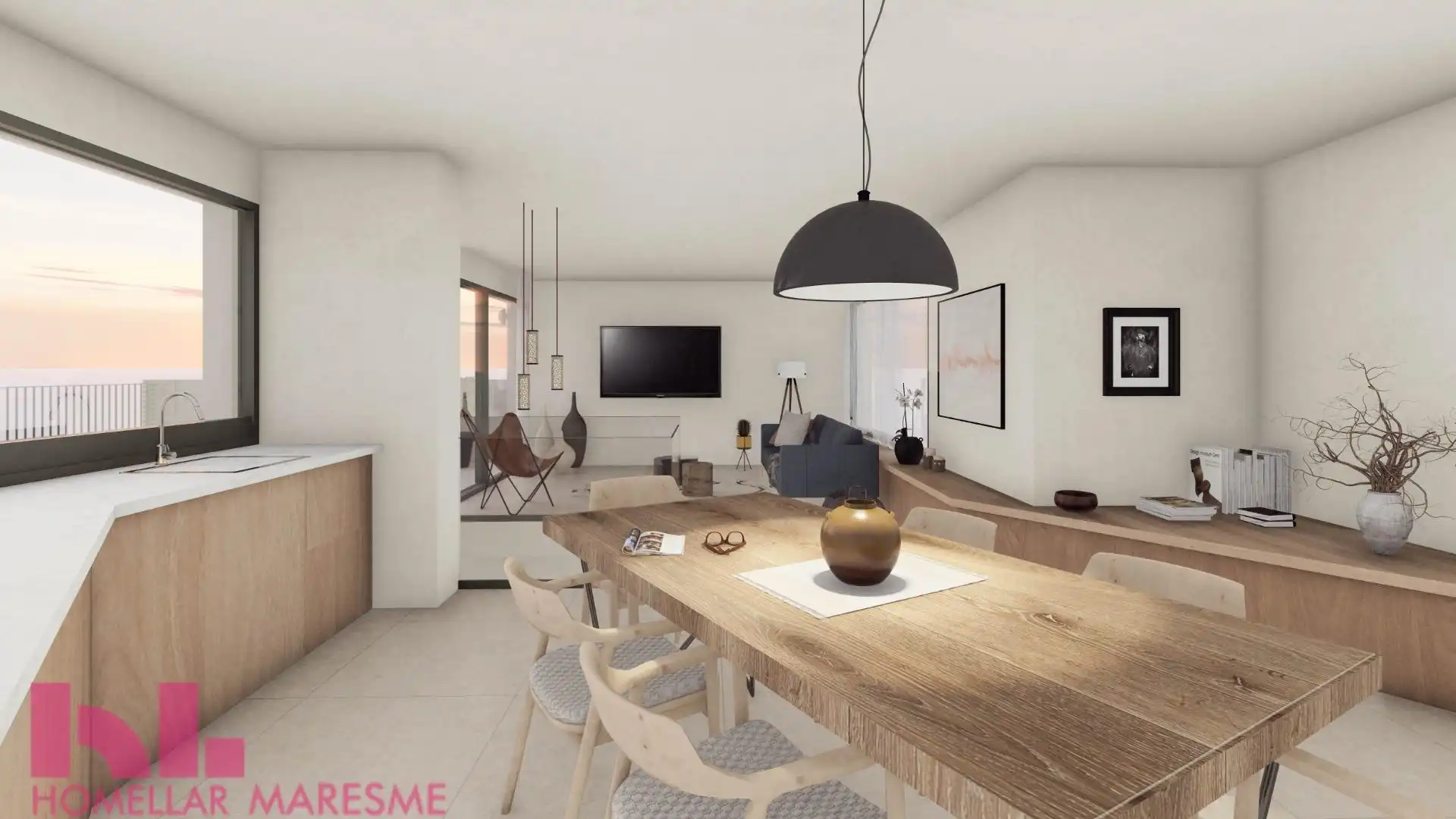Sala d'estar de Pis en venda en Calella amb Aire condicionat, Calefacció i Terrassa
