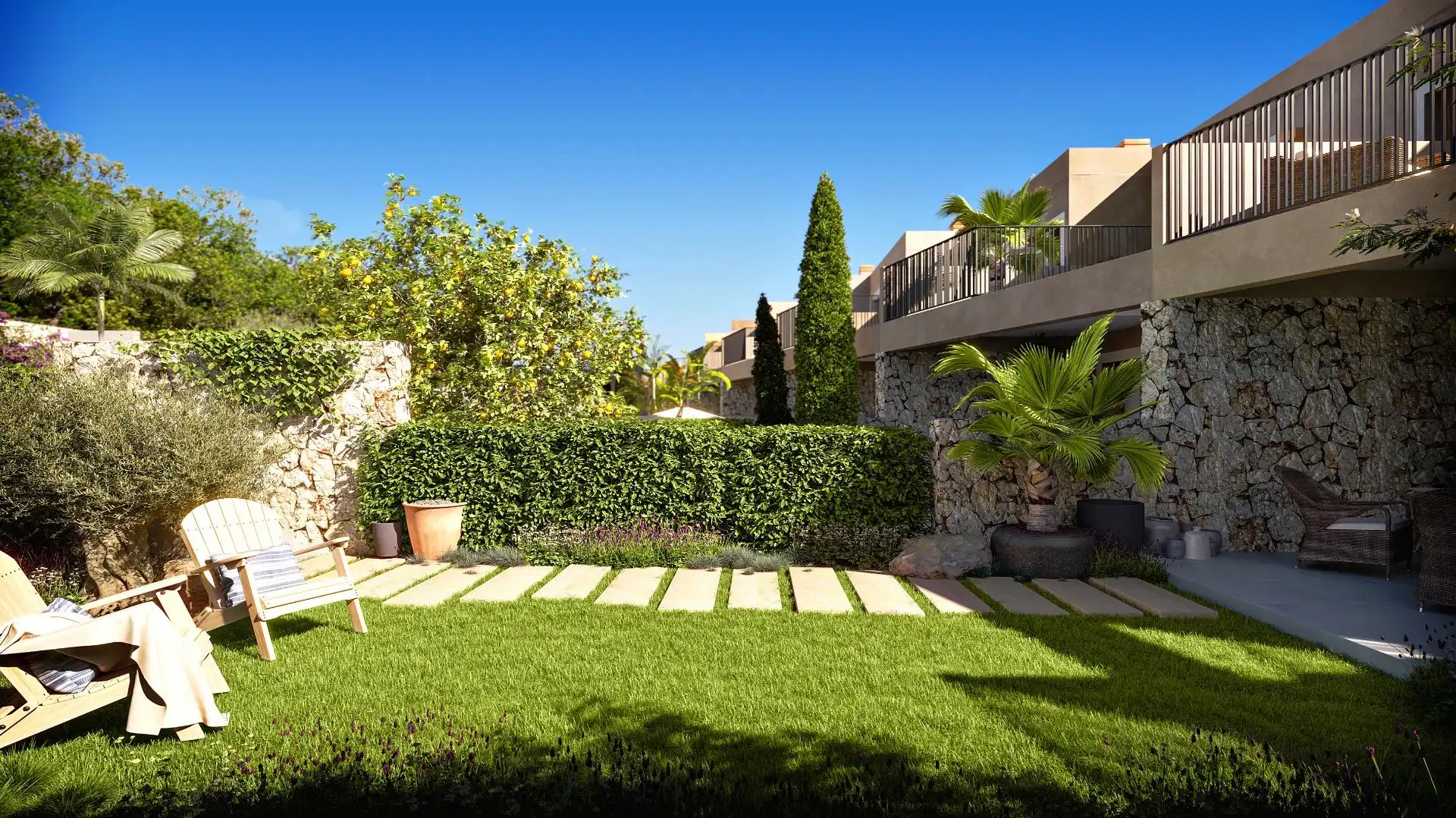 Jardín de Casa adosada en venta en Artà con Terraza