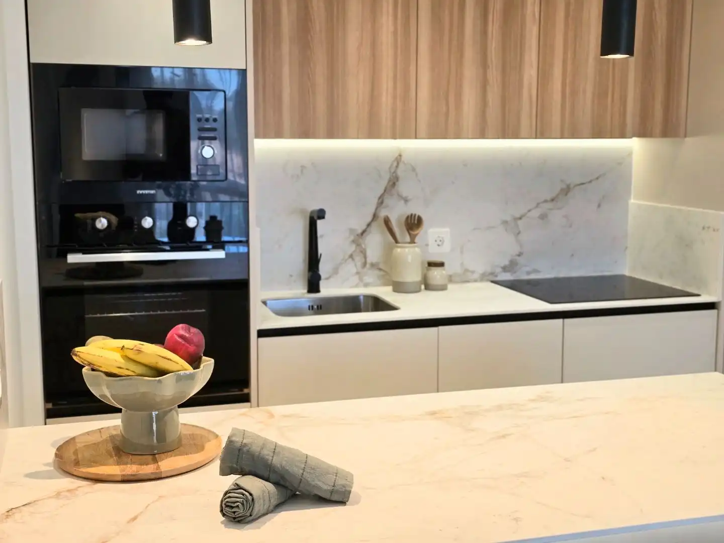 Kitchen of Flat for sale in Manilva  with Air Conditioner, Terrace and Balcony