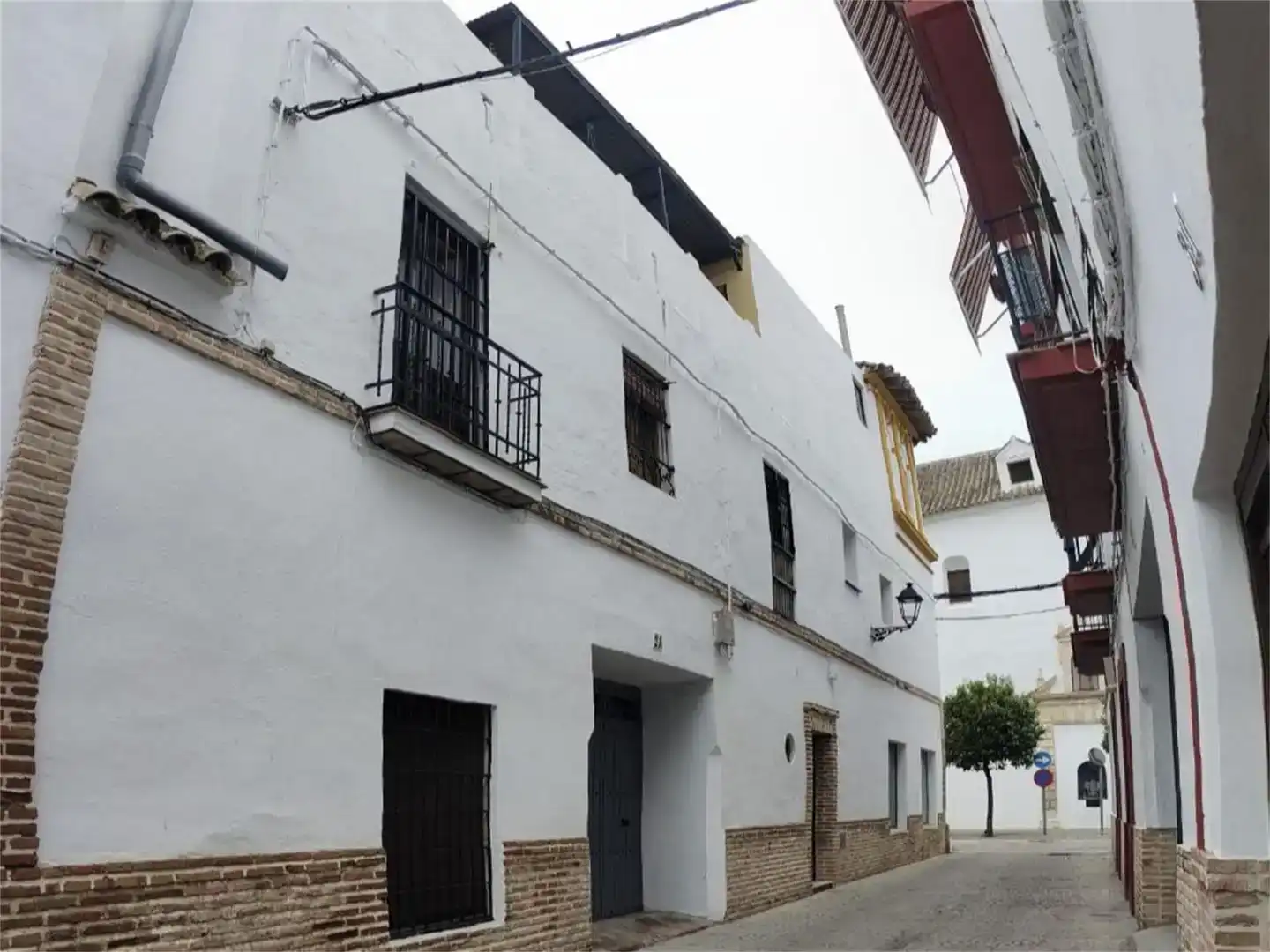 Vista exterior de Planta baja en venta en Écija con Aire acondicionado, Amueblado y Horno