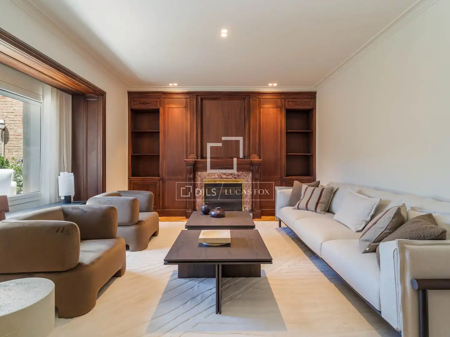Sala de estar de Ático en venta en Barcelona con Aire acondicionado, Calefacción y Terraza