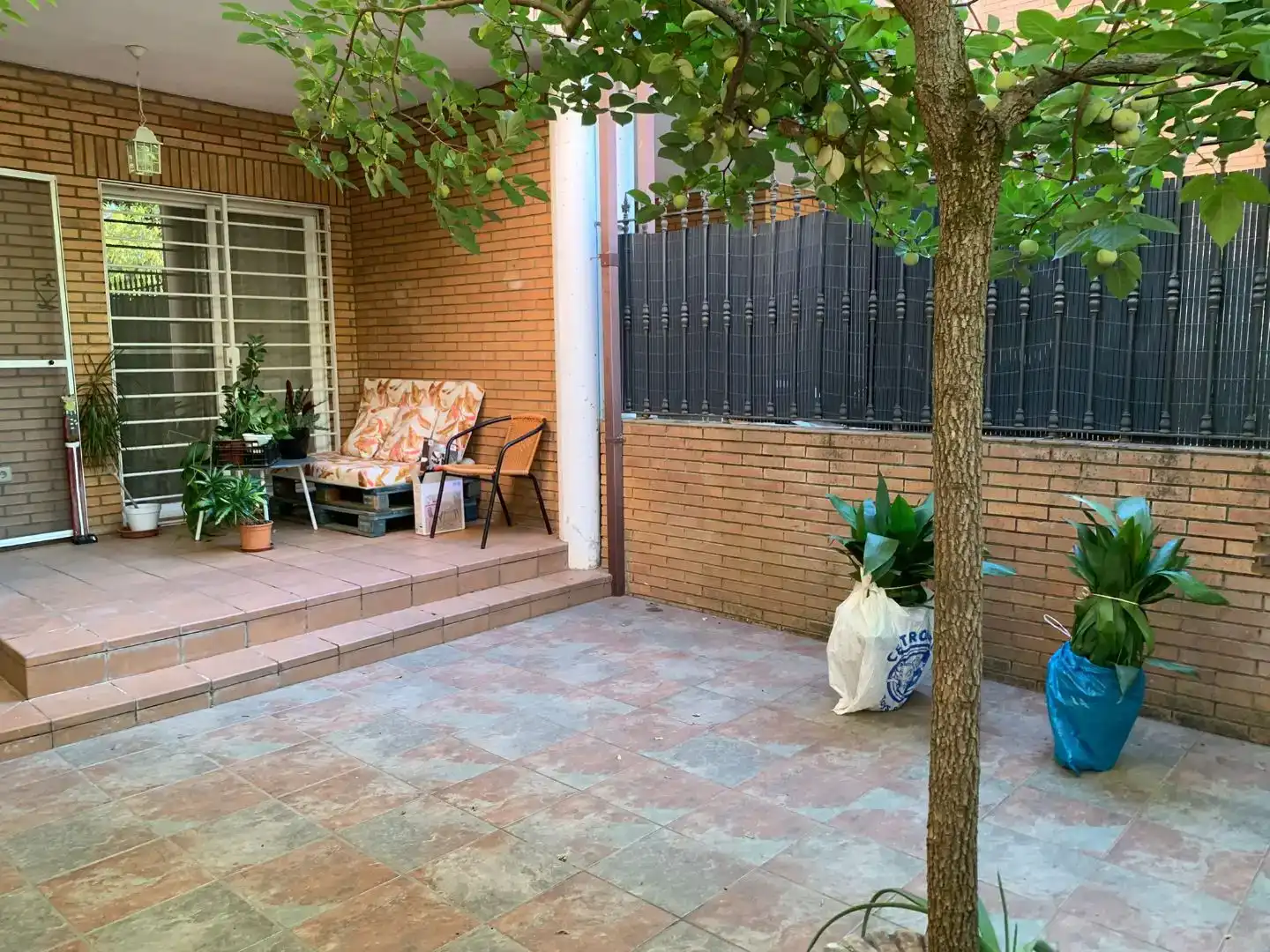 Terraza de Casa o chalet de alquiler en Badajoz con Aire acondicionado, Jardín privado y Trastero