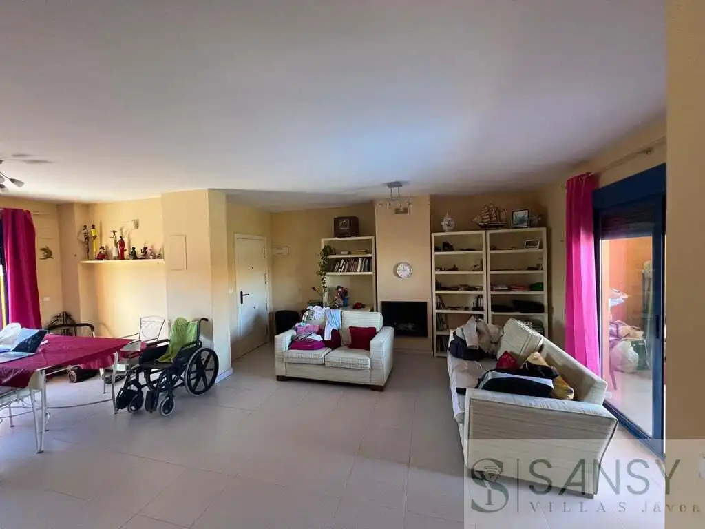 Living room of Attic for sale in Dénia  with Air Conditioner, Storage room and Community pool
