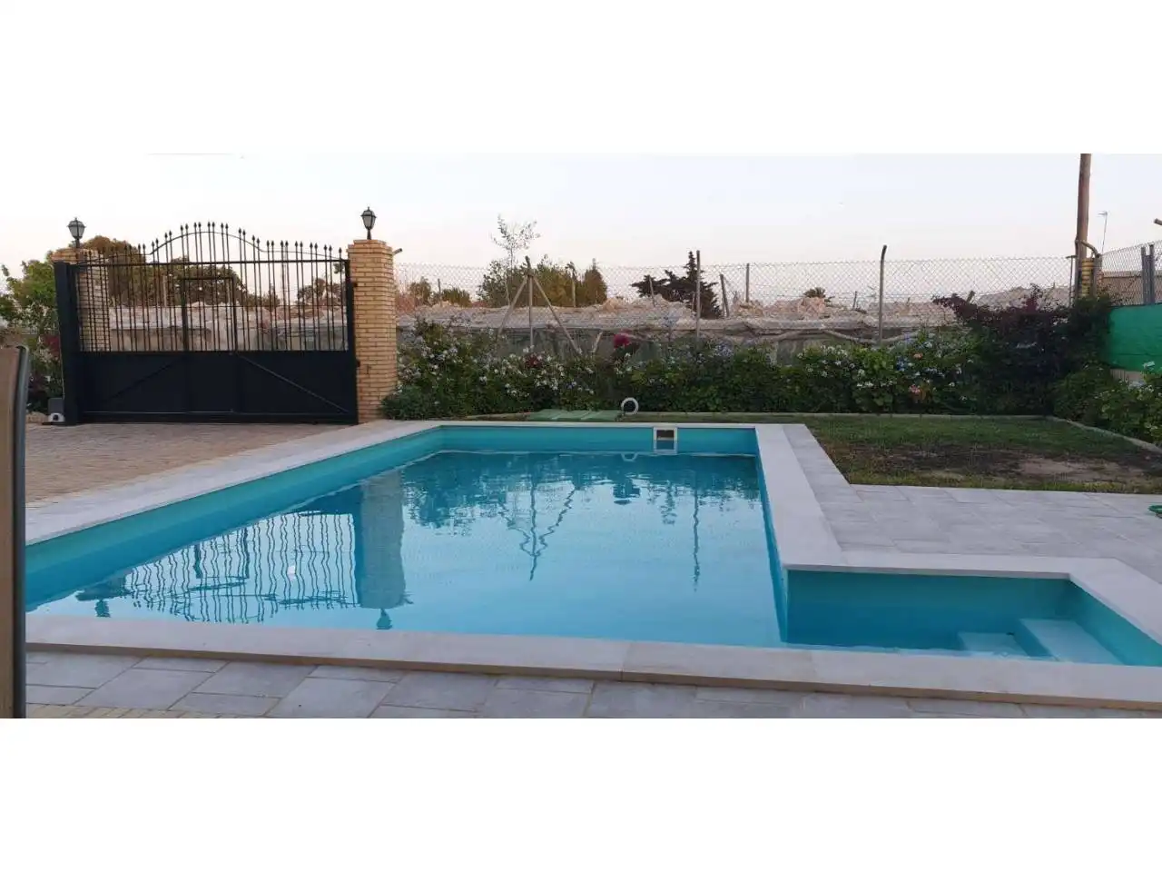 Piscina de Casa o xalet de lloguer en Chipiona amb Aire condicionat, Calefacció i Terrassa