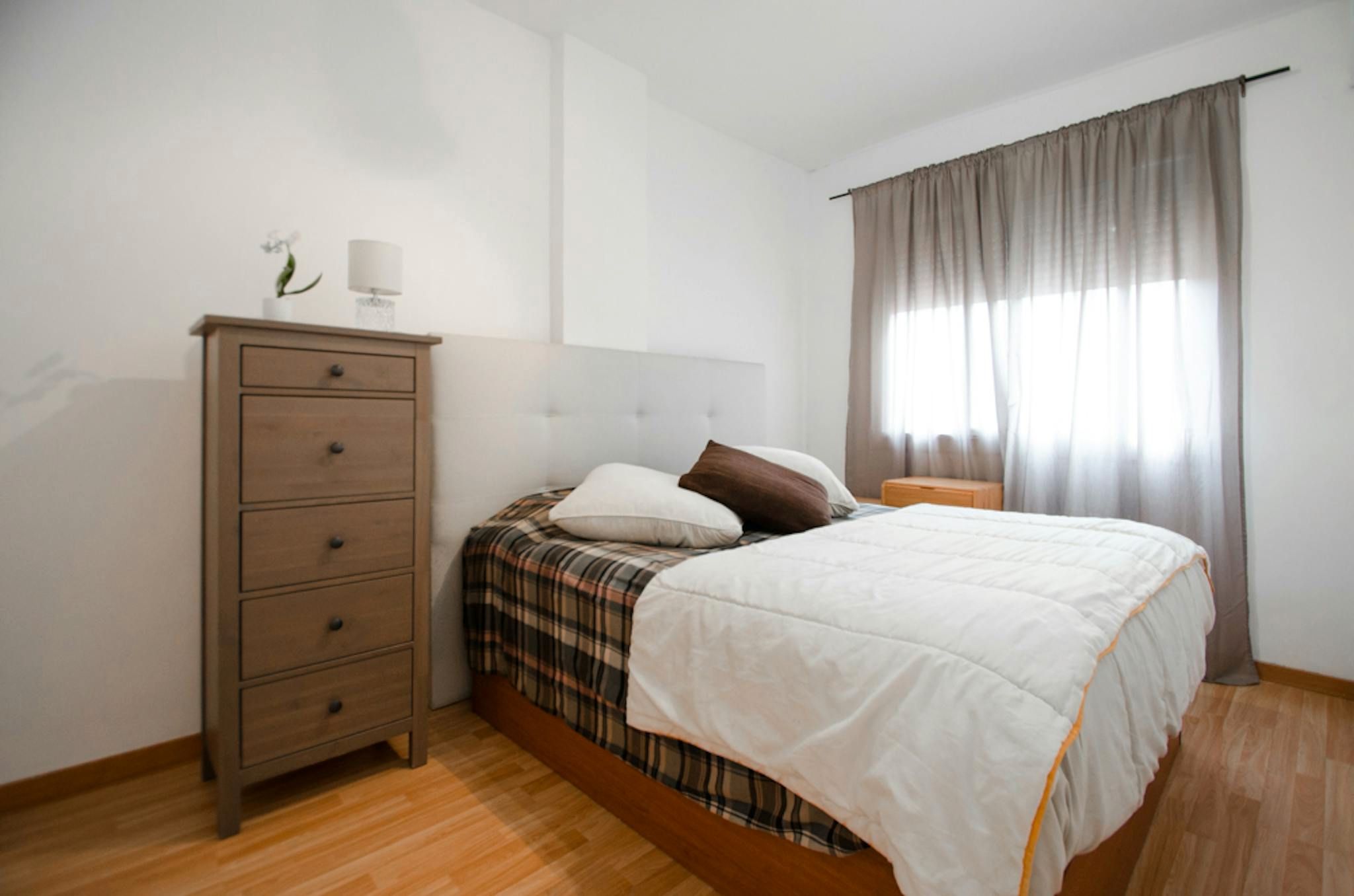 Bedroom of Flat to rent in  Barcelona Capital  with Air Conditioner, Furnished and Washing machine