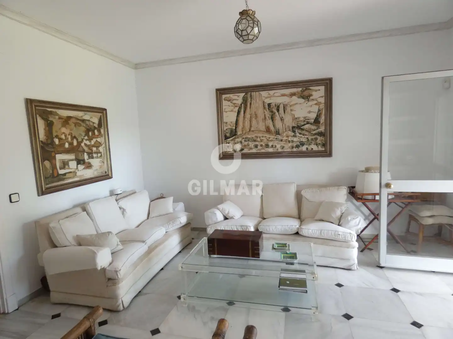 Sala d'estar de Casa o xalet de lloguer en El Puerto de Santa María amb Calefacció, Jardí privat i Piscina