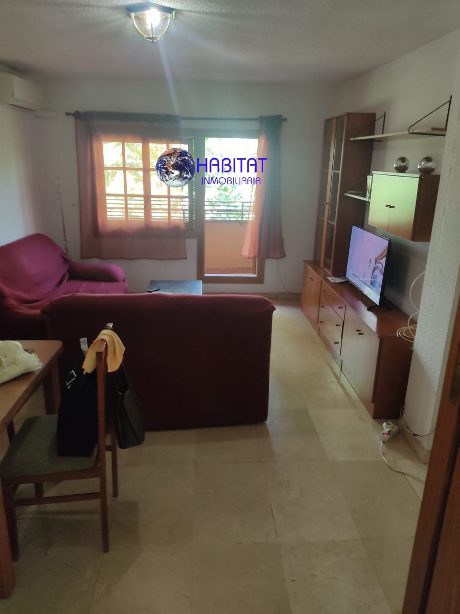 Living room of Flat to rent in  Granada Capital  with Air Conditioner, Terrace and Furnished